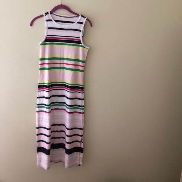 New Tommy Hilfiger Multi Color Stripped Tank Style Dress - Picture 1 of 3